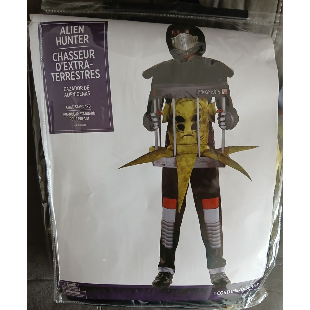 NEW‎ Alien Hunter Illusion Halloween Costume Standard Child Up To Size 10 #737